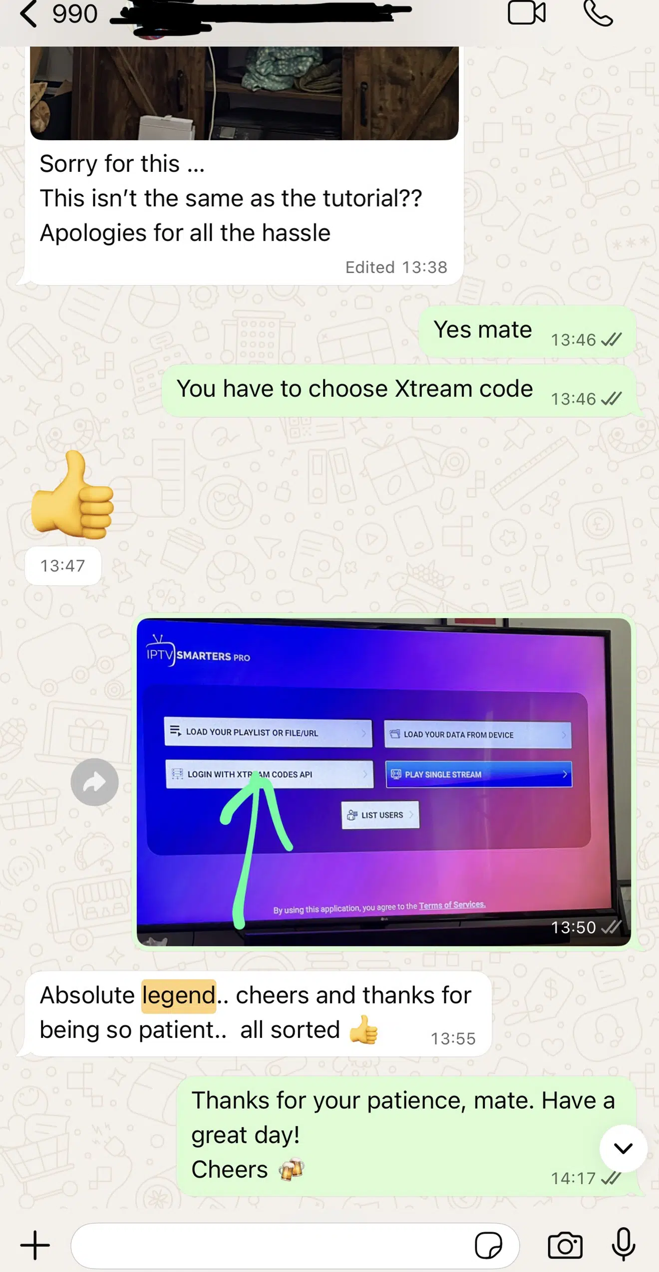 Real customer review of our IPTV subscription service
